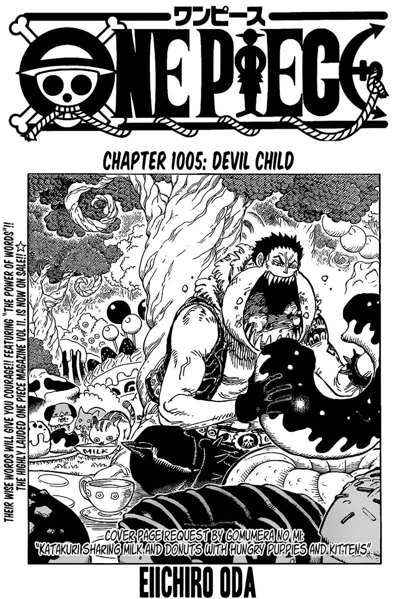 One Piece Chapter 1005 — page 1