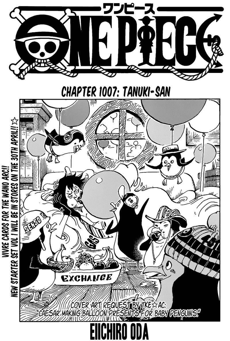 One Piece Chapter 1007 — page 1