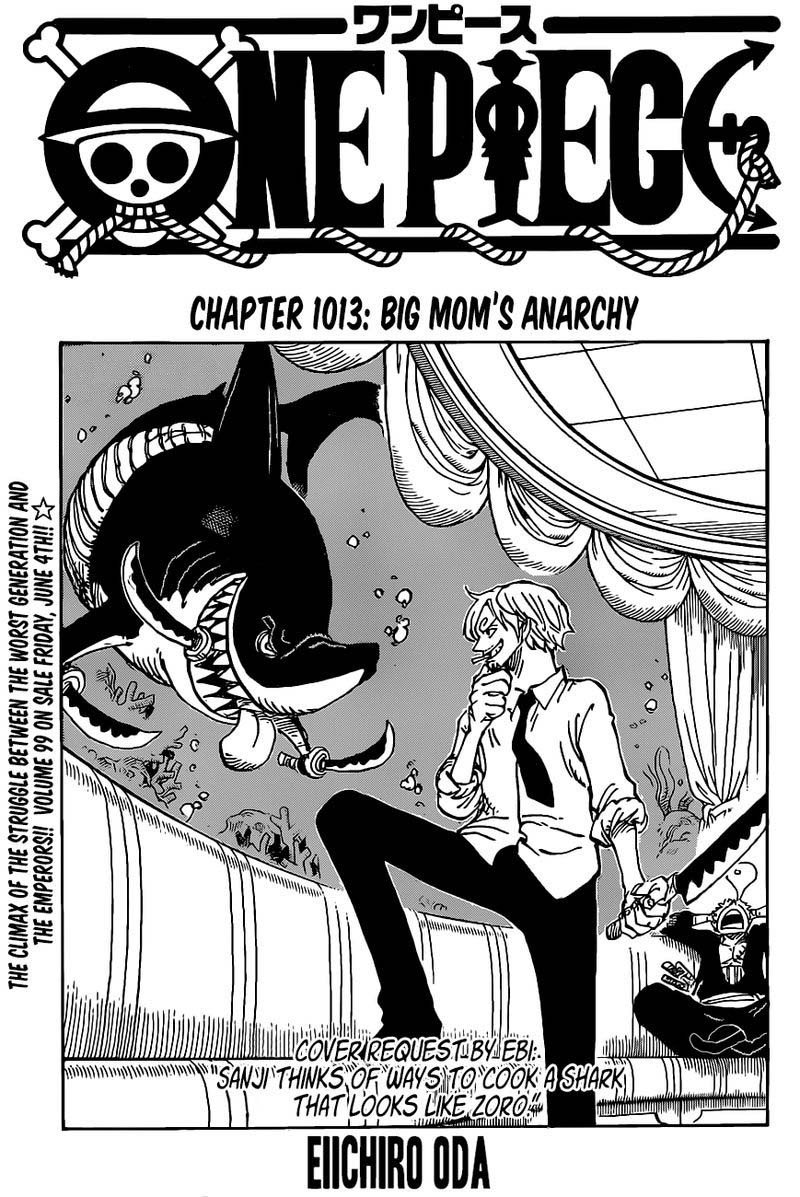 One Piece Chapter 1013 — page 1