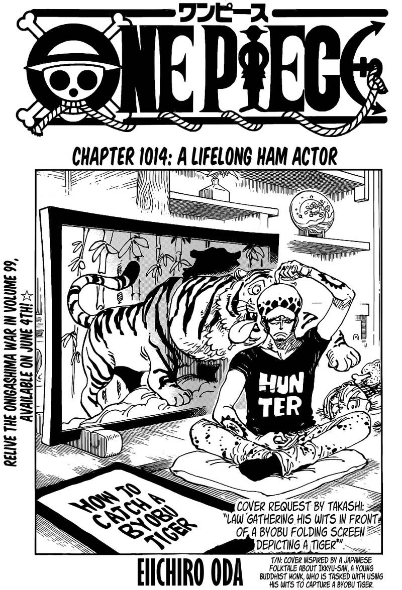 One Piece Chapter 1014 — page 1