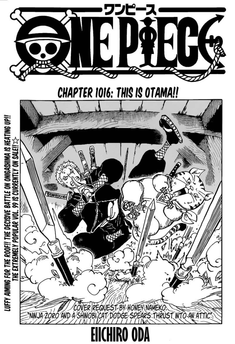 One Piece Chapter 1016 — page 1