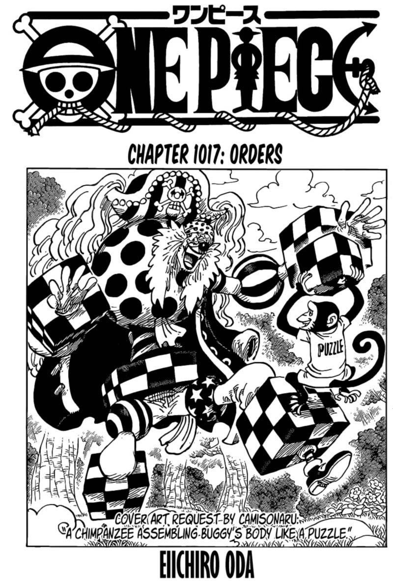 One Piece Chapter 1017 — page 1