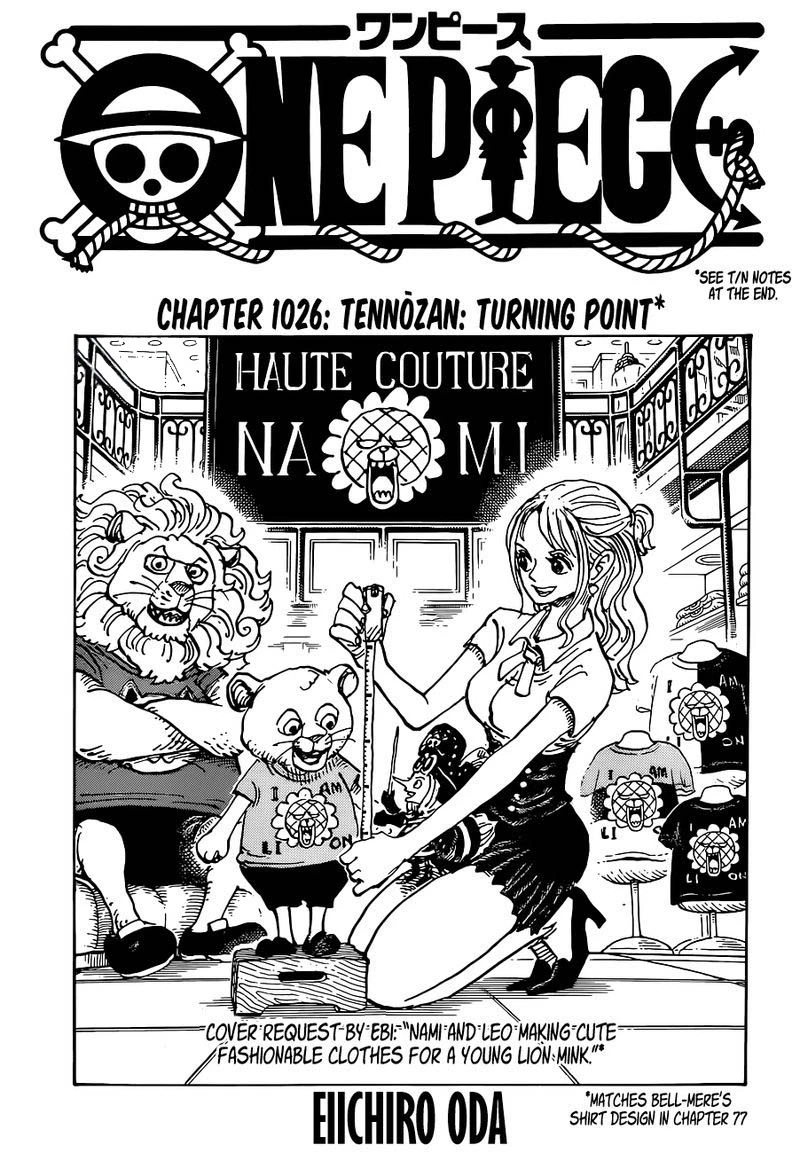 One Piece Chapter 1026 — page 1