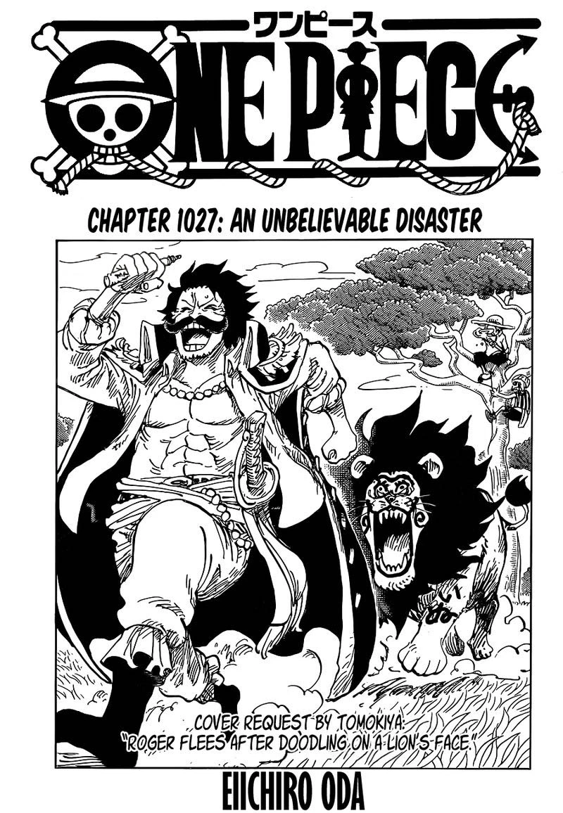 One Piece Chapter 1027 — page 1