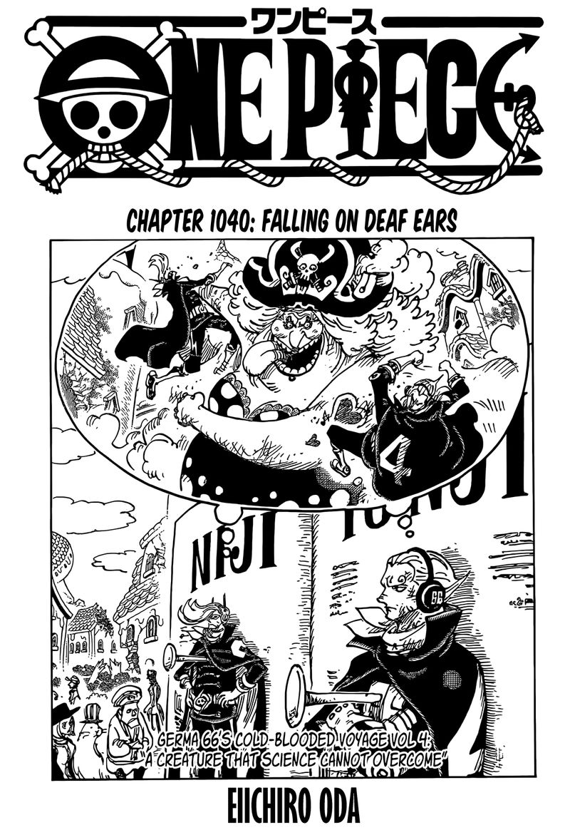 One Piece Chapter 1040 — page 1