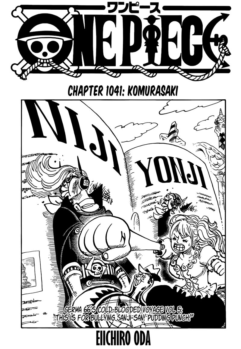 One Piece Chapter 1041 — page 1