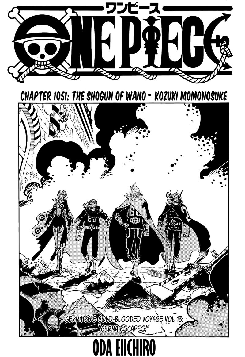 One Piece Chapter 1051 — page 1