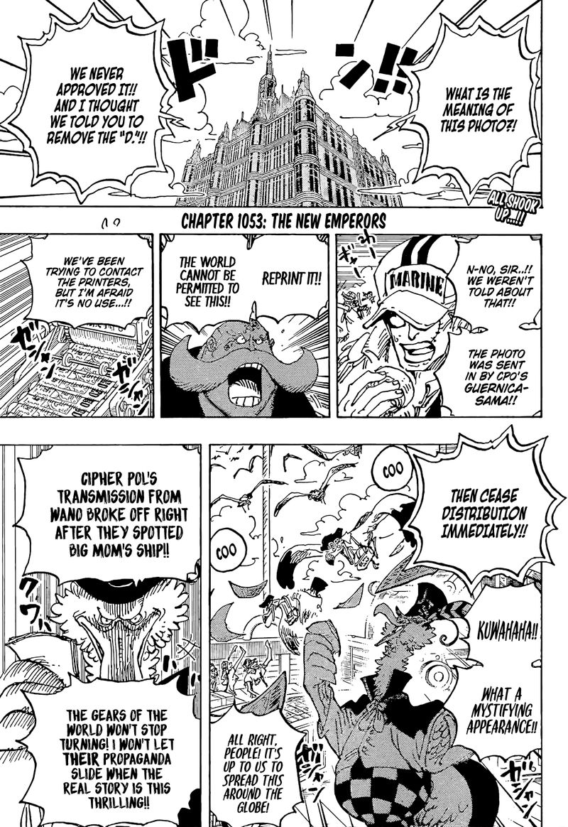 One Piece Chapter 1053 — page 3