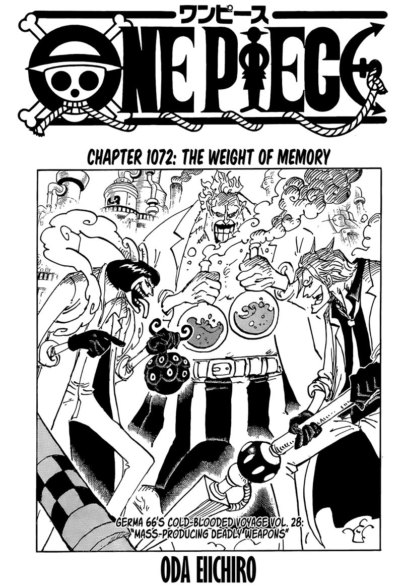 One Piece Chapter 1072 — page 1