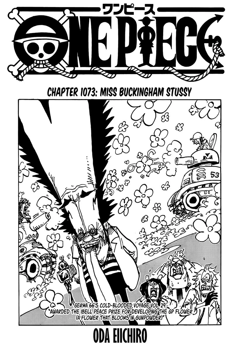 One Piece Chapter 1073 — page 1