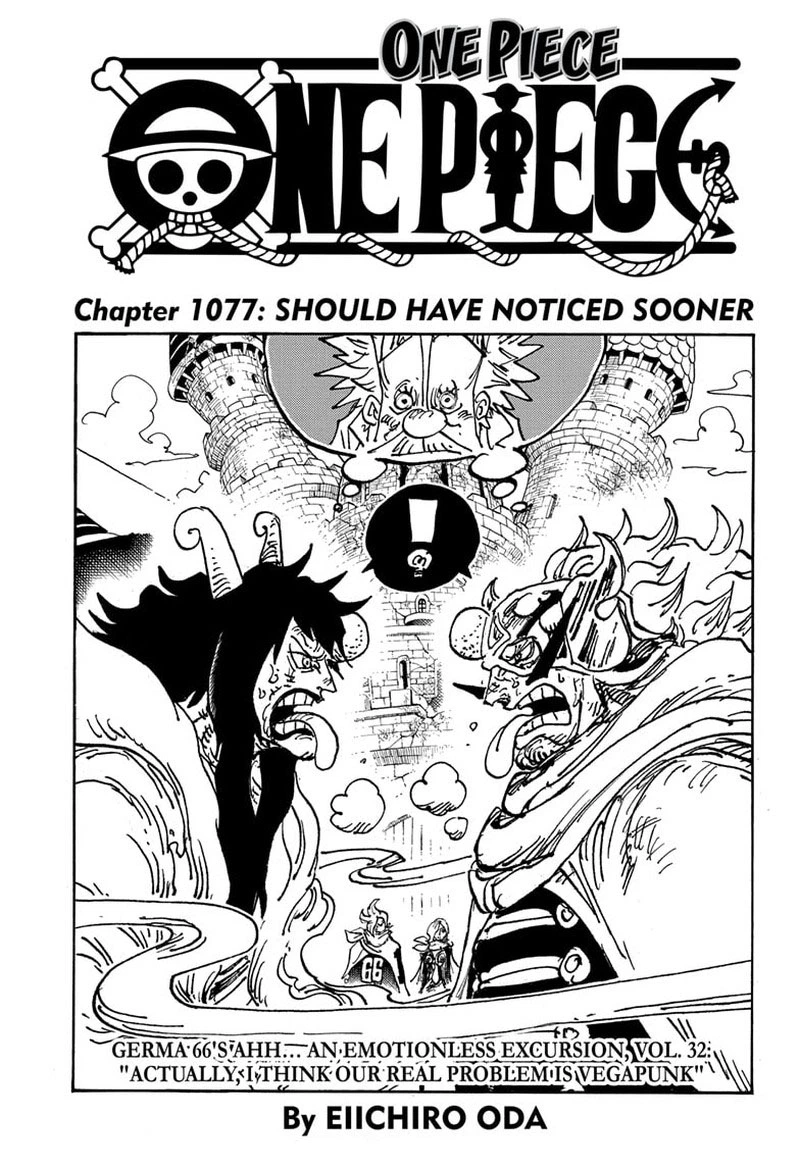 One Piece Chapter 1077 — page 1