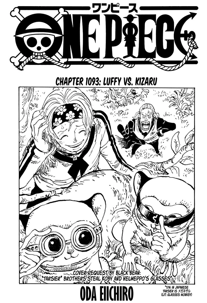 One Piece Chapter 1093 — page 1
