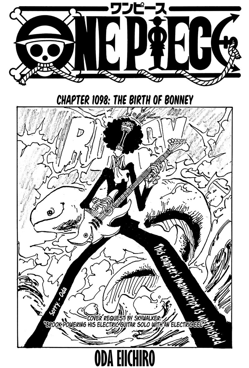 One Piece Chapter 1098 — page 1