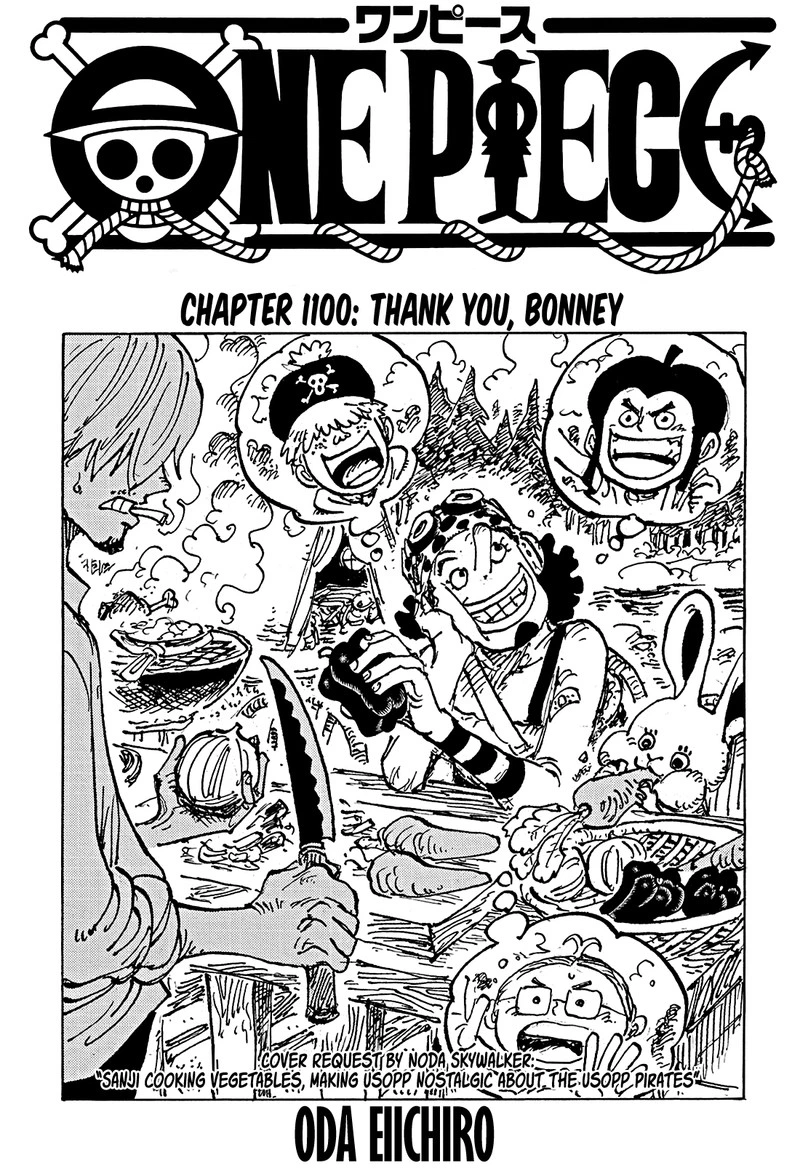 One Piece Chapter 1100 — page 1