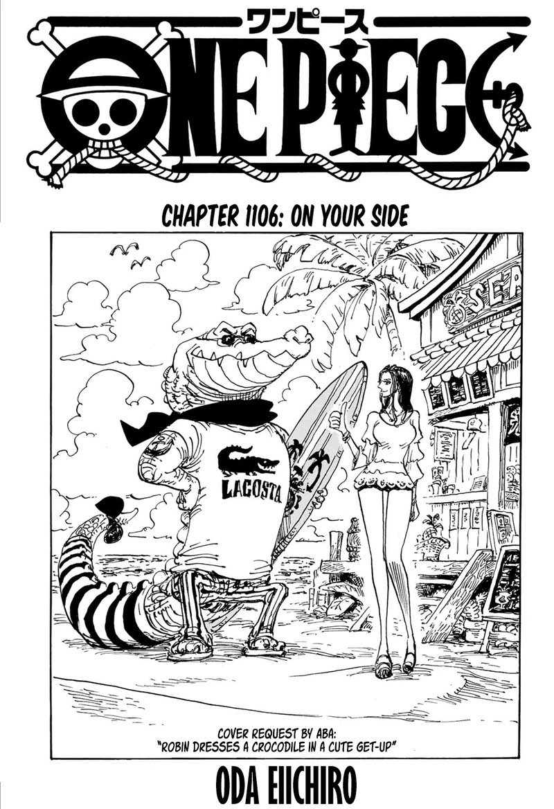 One Piece Chapter 1106 — page 1