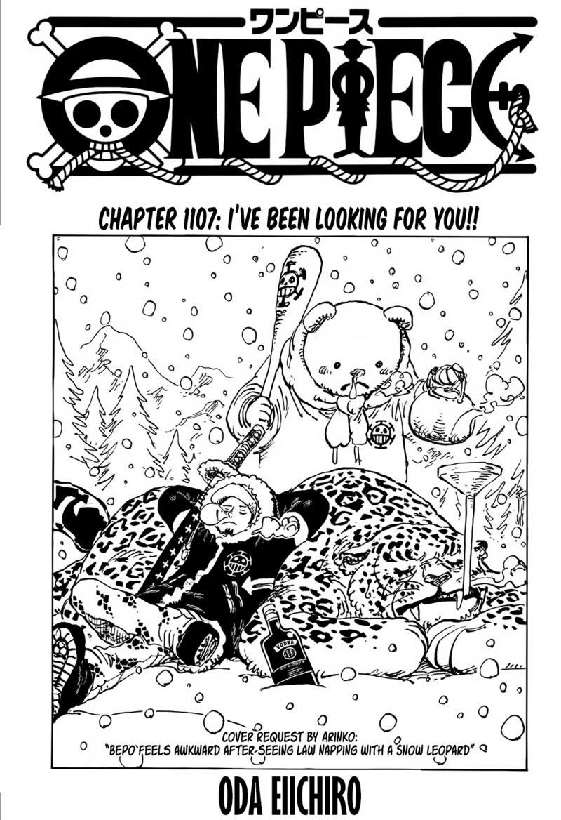 One Piece Chapter 1107 — page 1