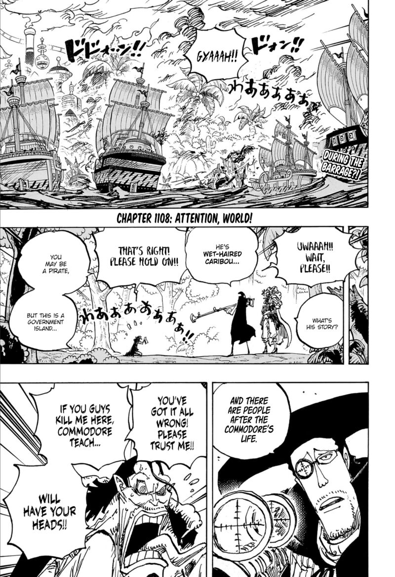One Piece Chapter 1108 — page 3