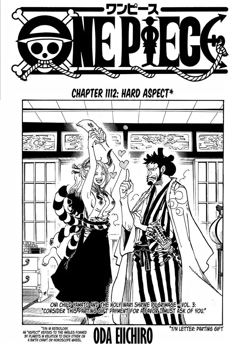 One Piece Chapter 1112 — page 1