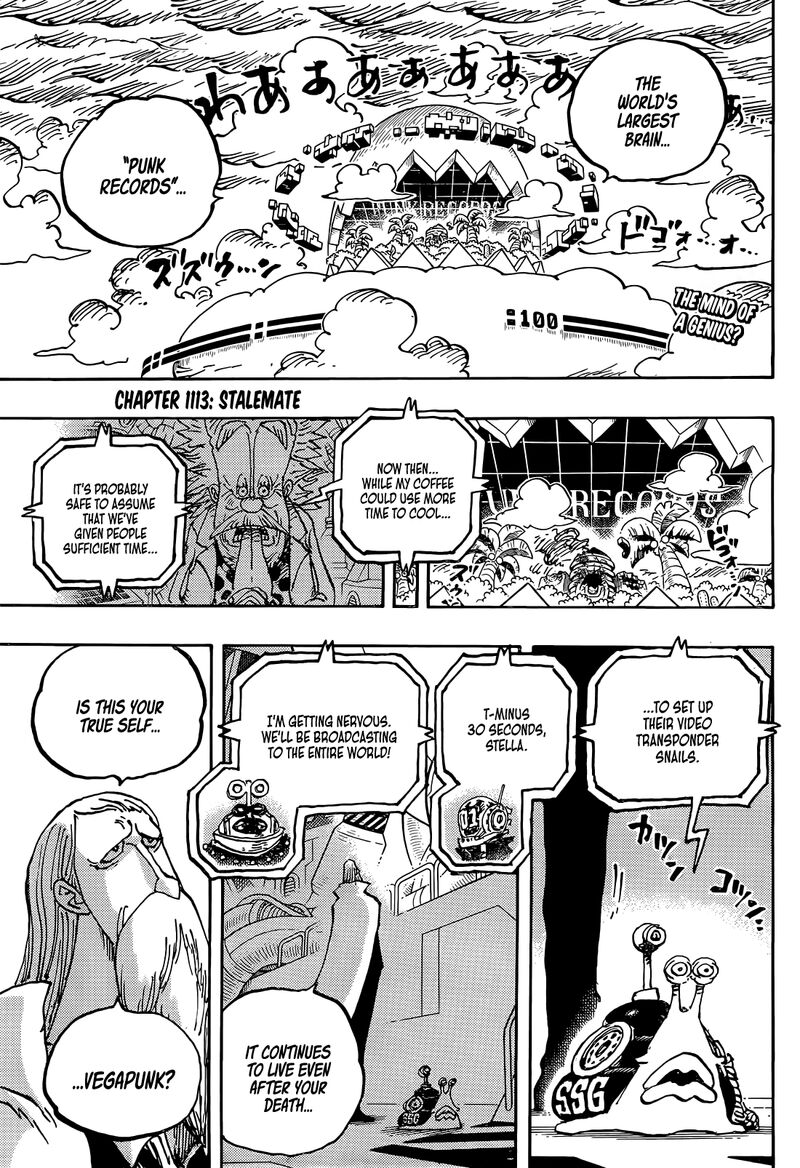 One Piece Chapter 1113 — page 3
