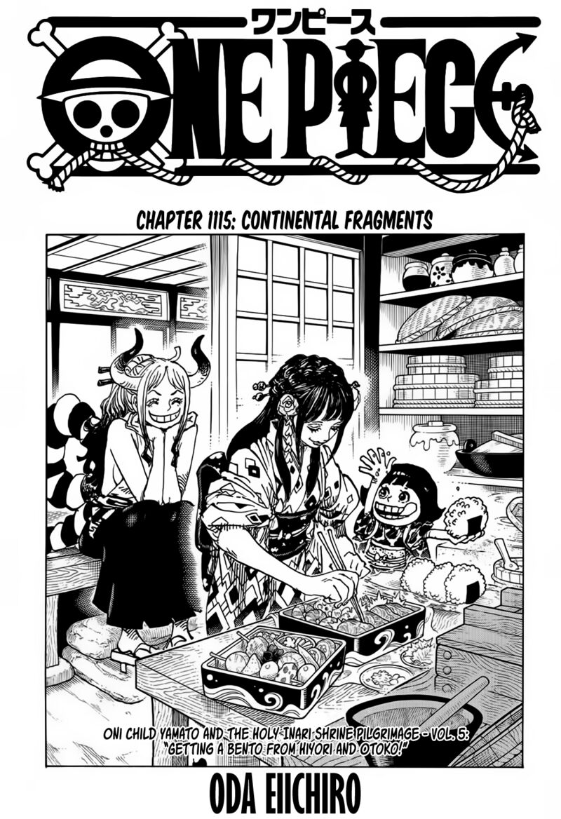 One Piece Chapter 1115 — page 1