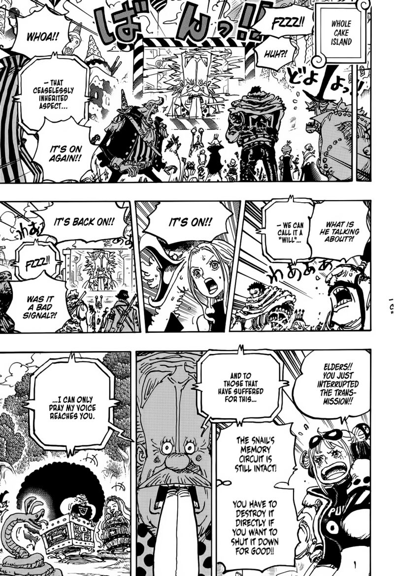 One Piece Chapter 1119 — page 9