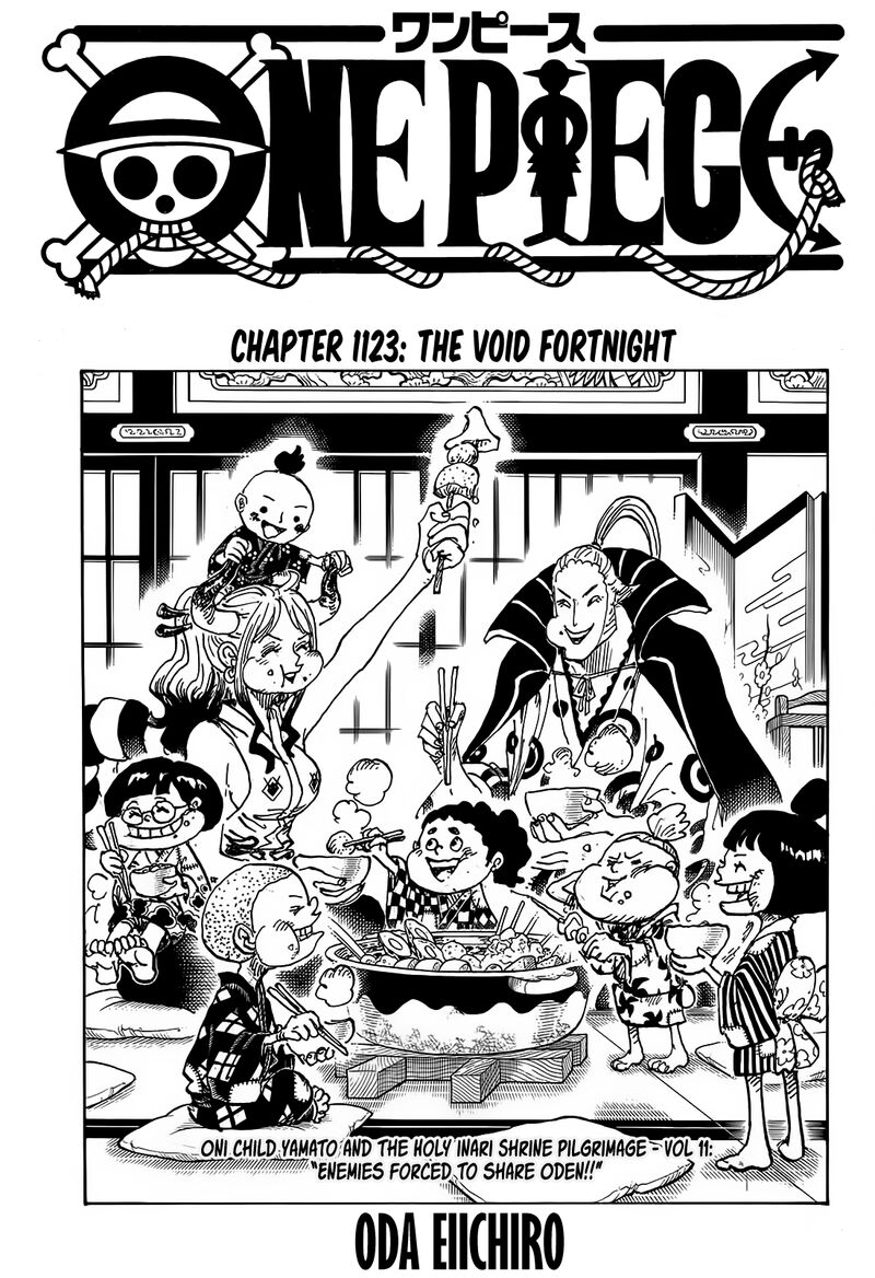 One Piece Chapter 1123 — page 1