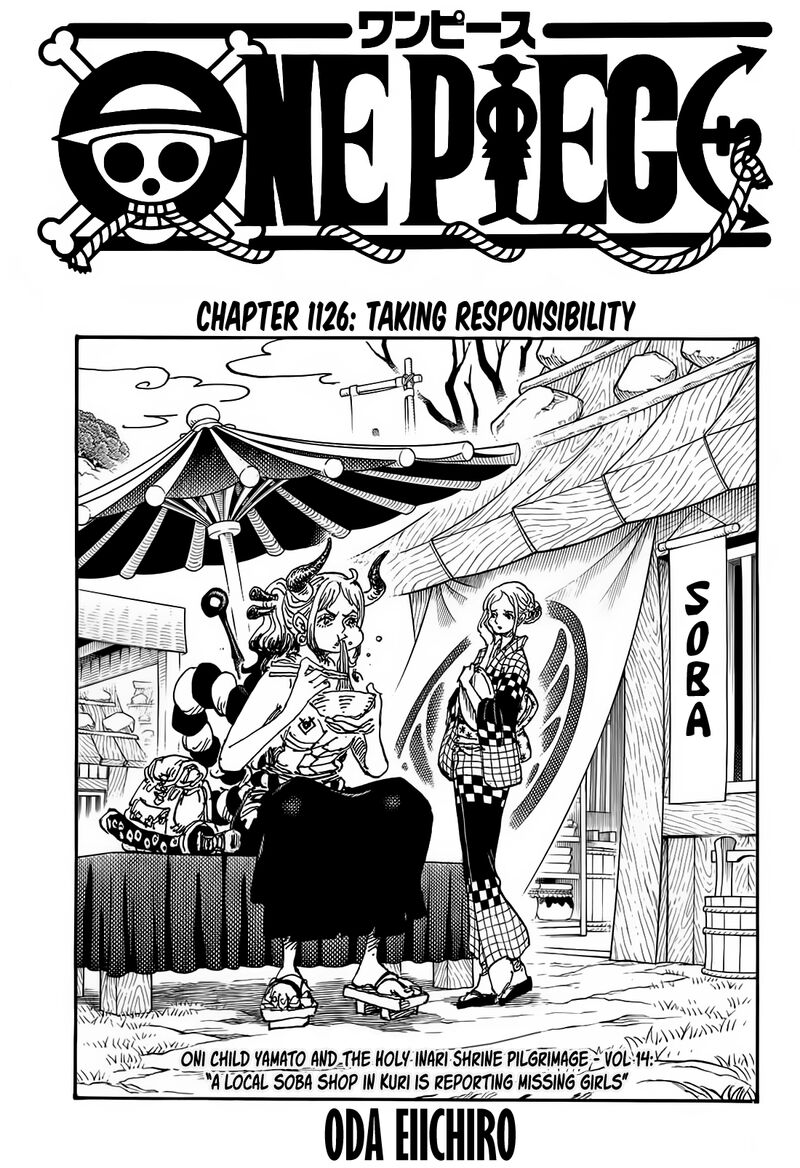 One Piece Chapter 1126 — page 1