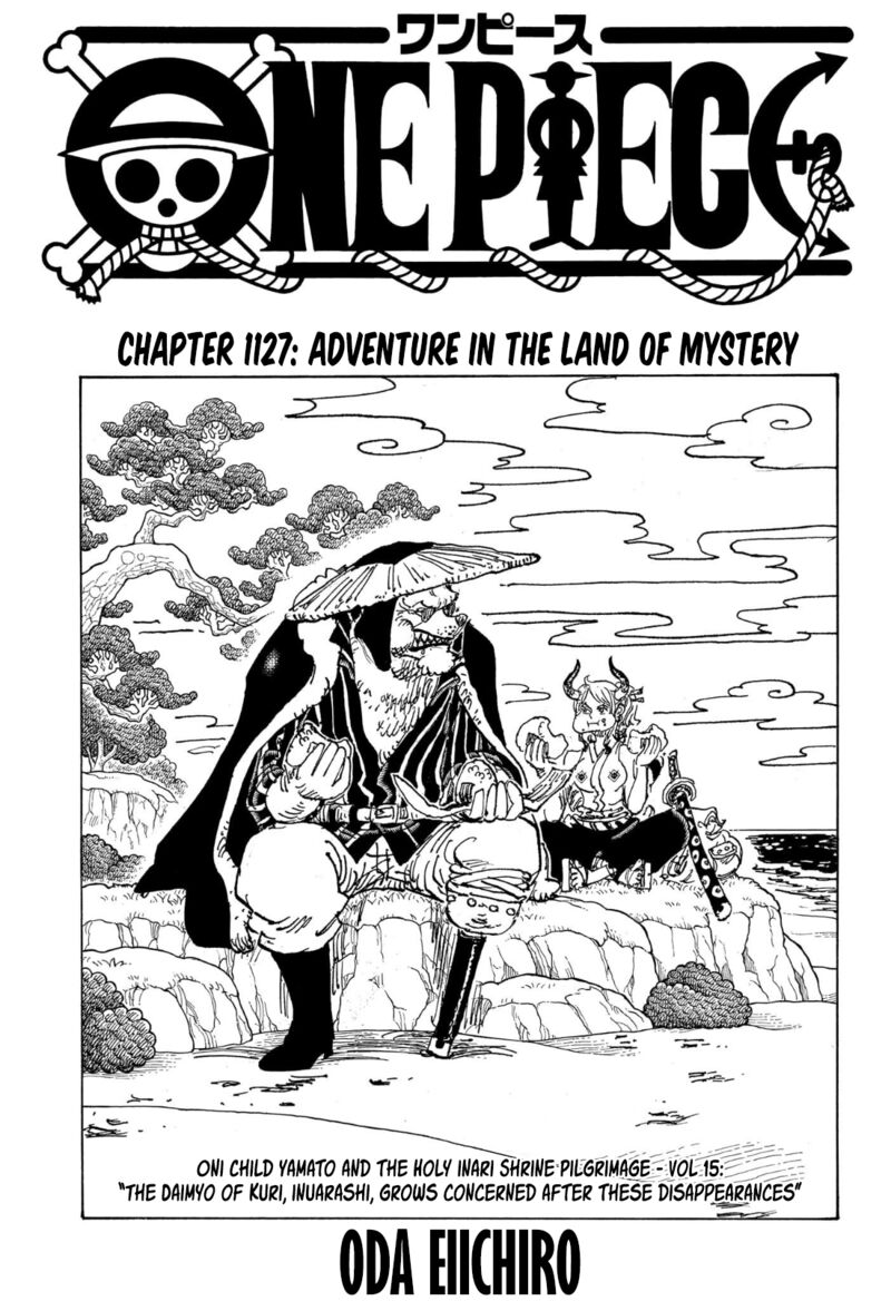 One Piece Chapter 1127 — page 1