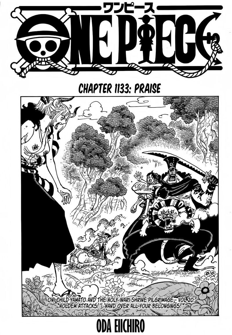 One Piece Chapter 1133 — page 1
