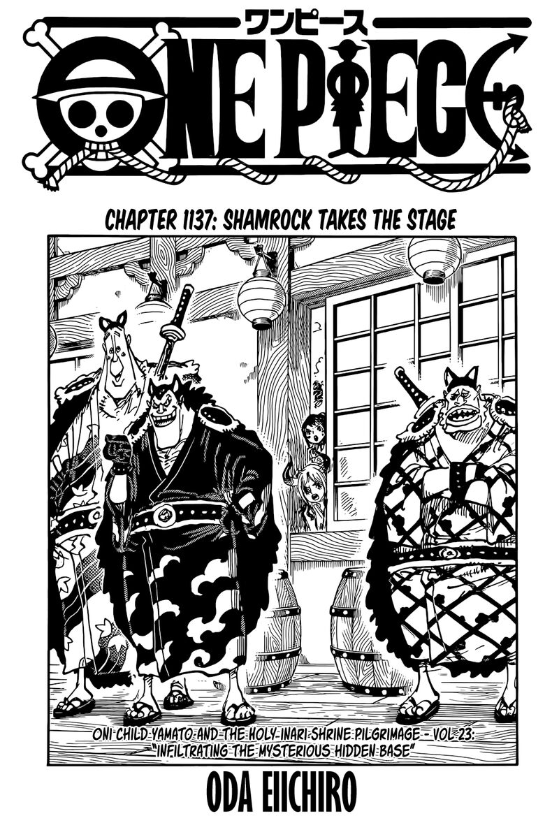 One Piece Chapter 1137 — page 1