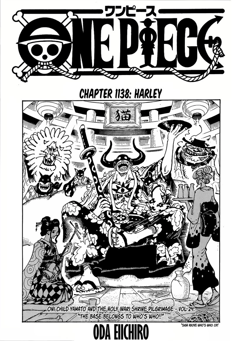 One Piece Chapter 1138 — page 1