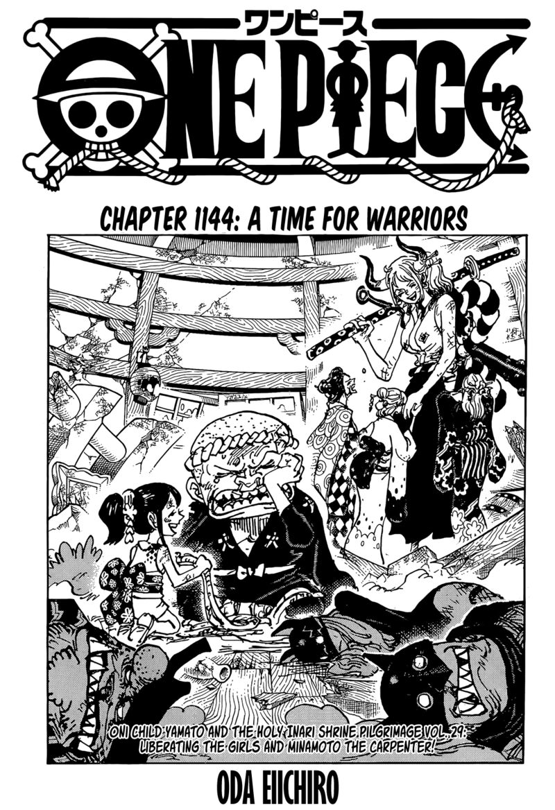One Piece Chapter 1144 — page 1