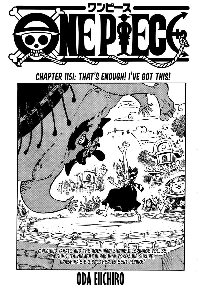 One Piece Chapter 1151 — page 1