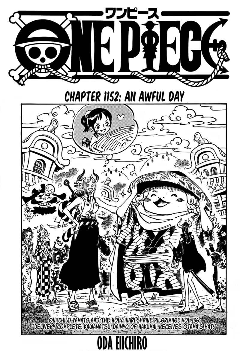 One Piece Chapter 1152 — page 1