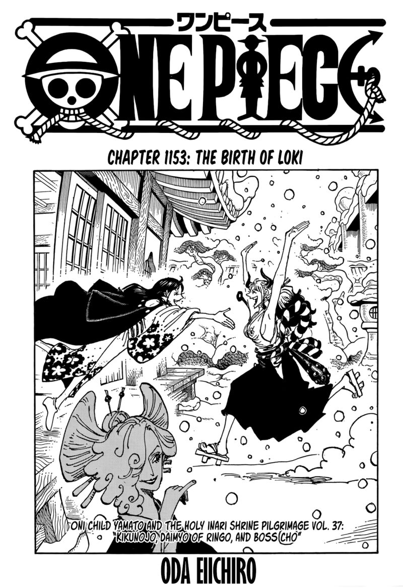 One Piece Chapter 1153 — page 1