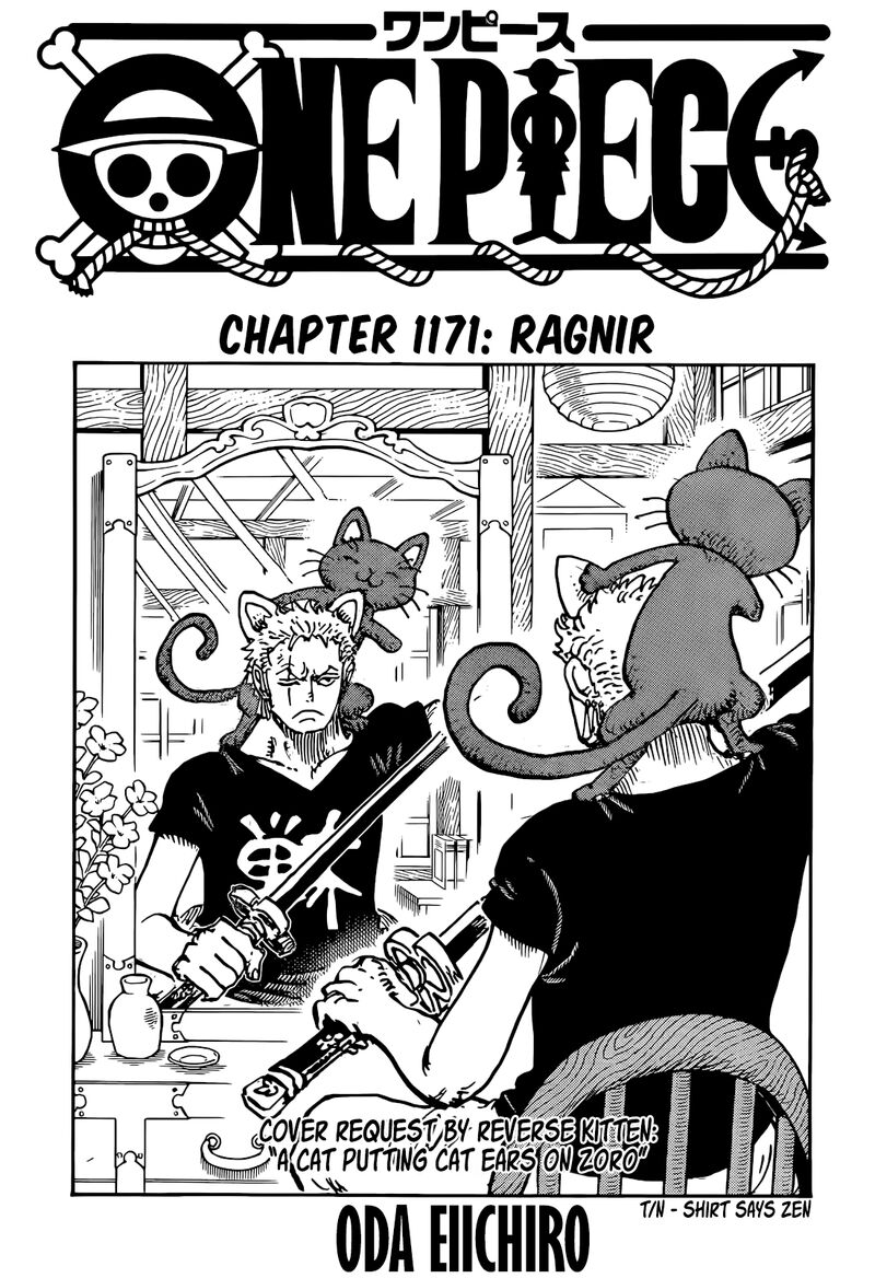 One Piece Chapter 1171 — page 1