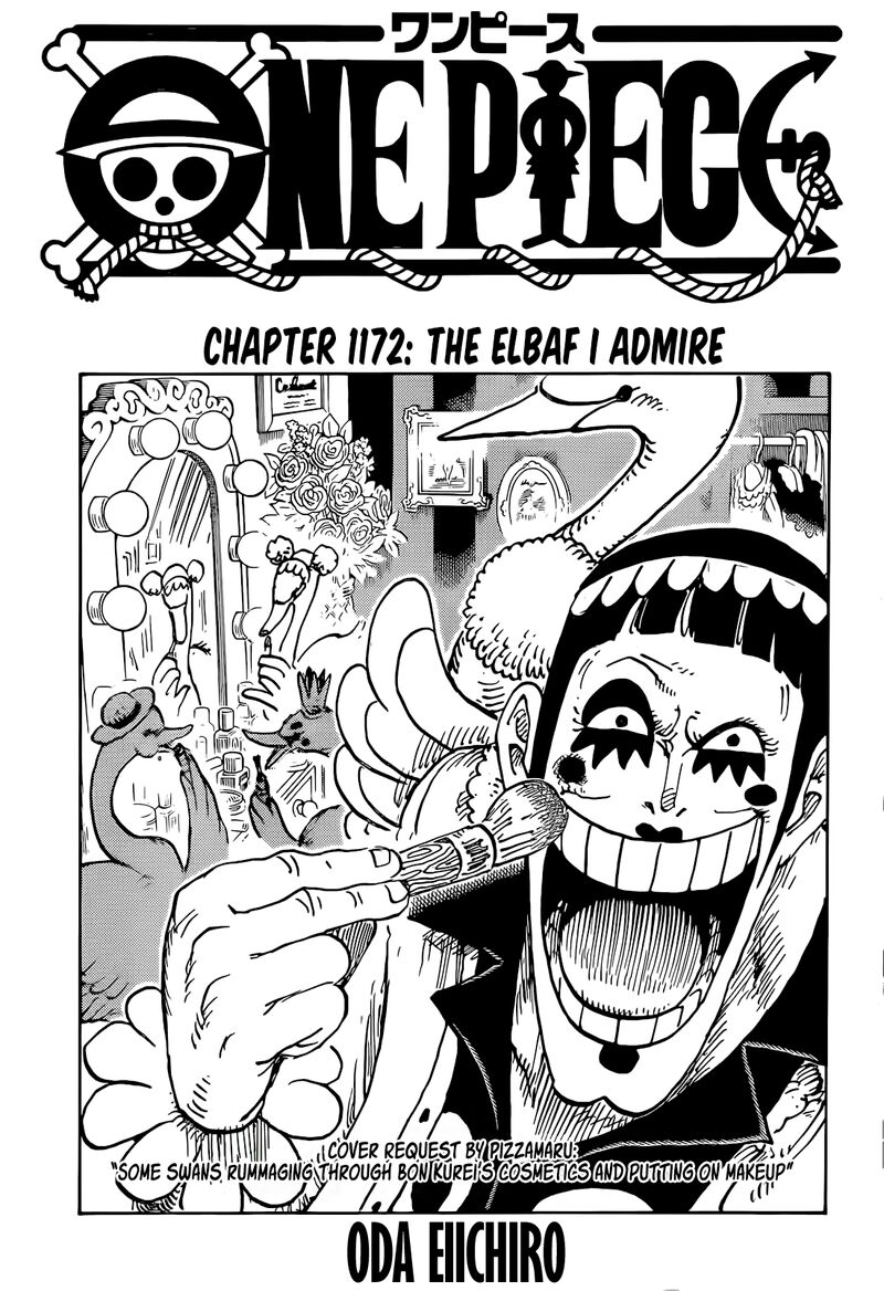 One Piece Chapter 1172 — page 1