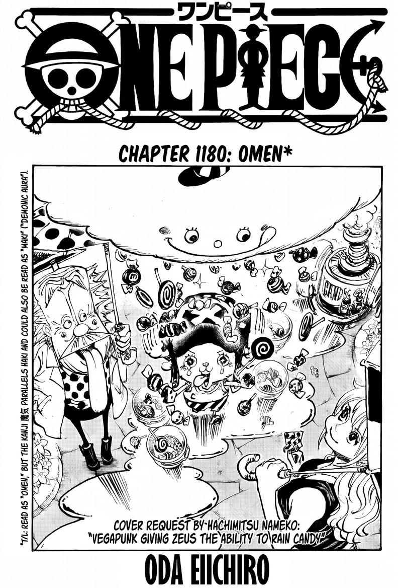One Piece Chapter 1180 — page 1