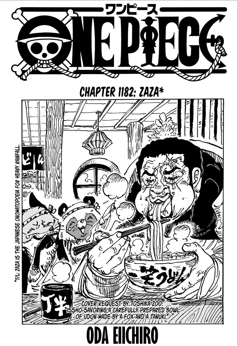 One Piece Chapter 1182 — page 1