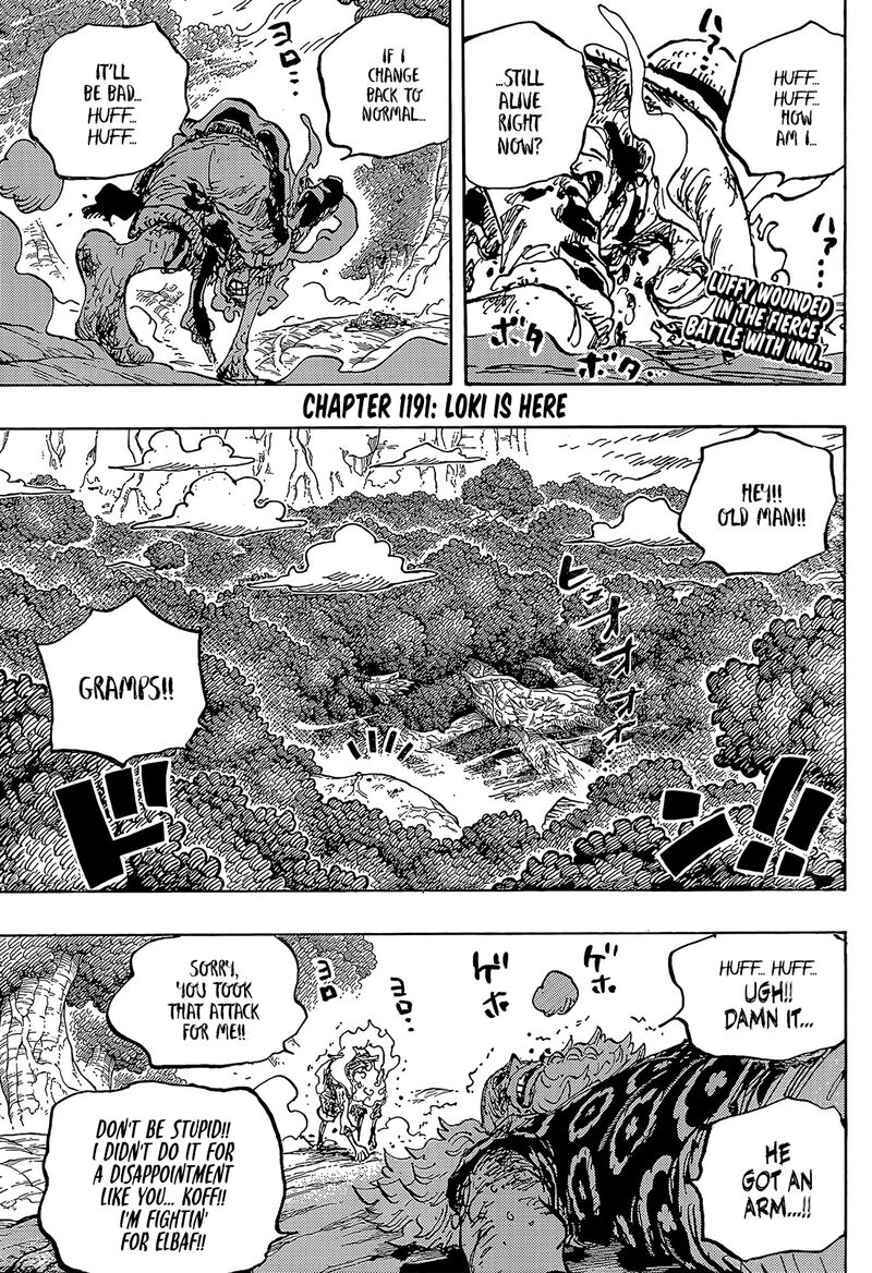 One Piece Chapter 1191 — page 1