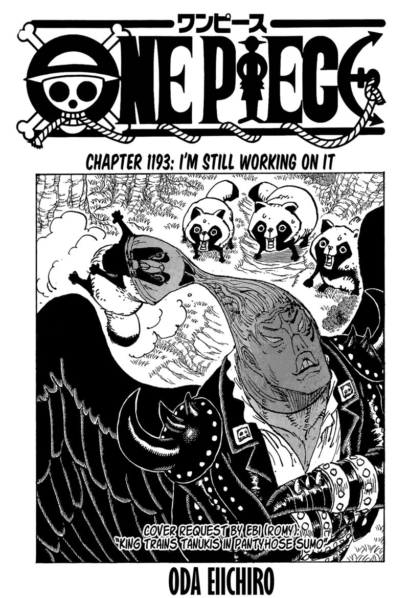 One Piece Chapter 1193 — page 1