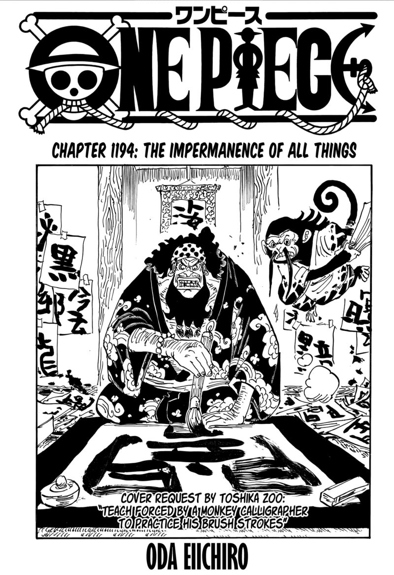 One Piece Chapter 1194 — page 1