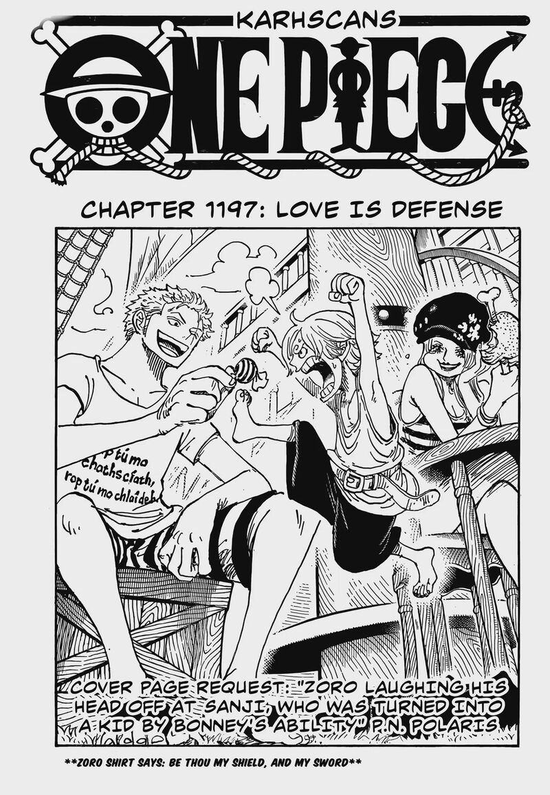 One Piece Chapter 1197 — page 1