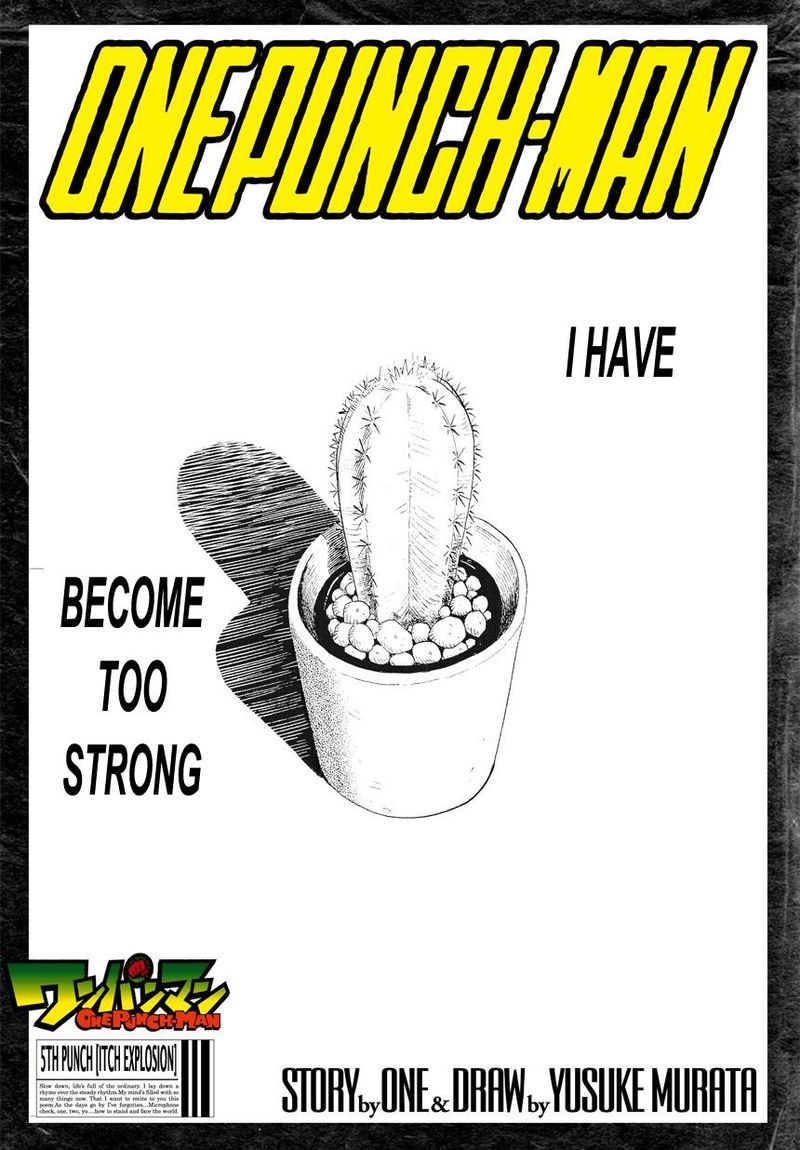 Onepunch-Man Chapter 5 — page 1