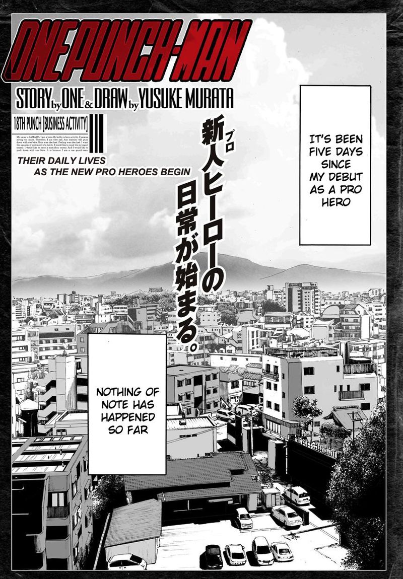 Onepunch-Man Chapter 18 — page 1