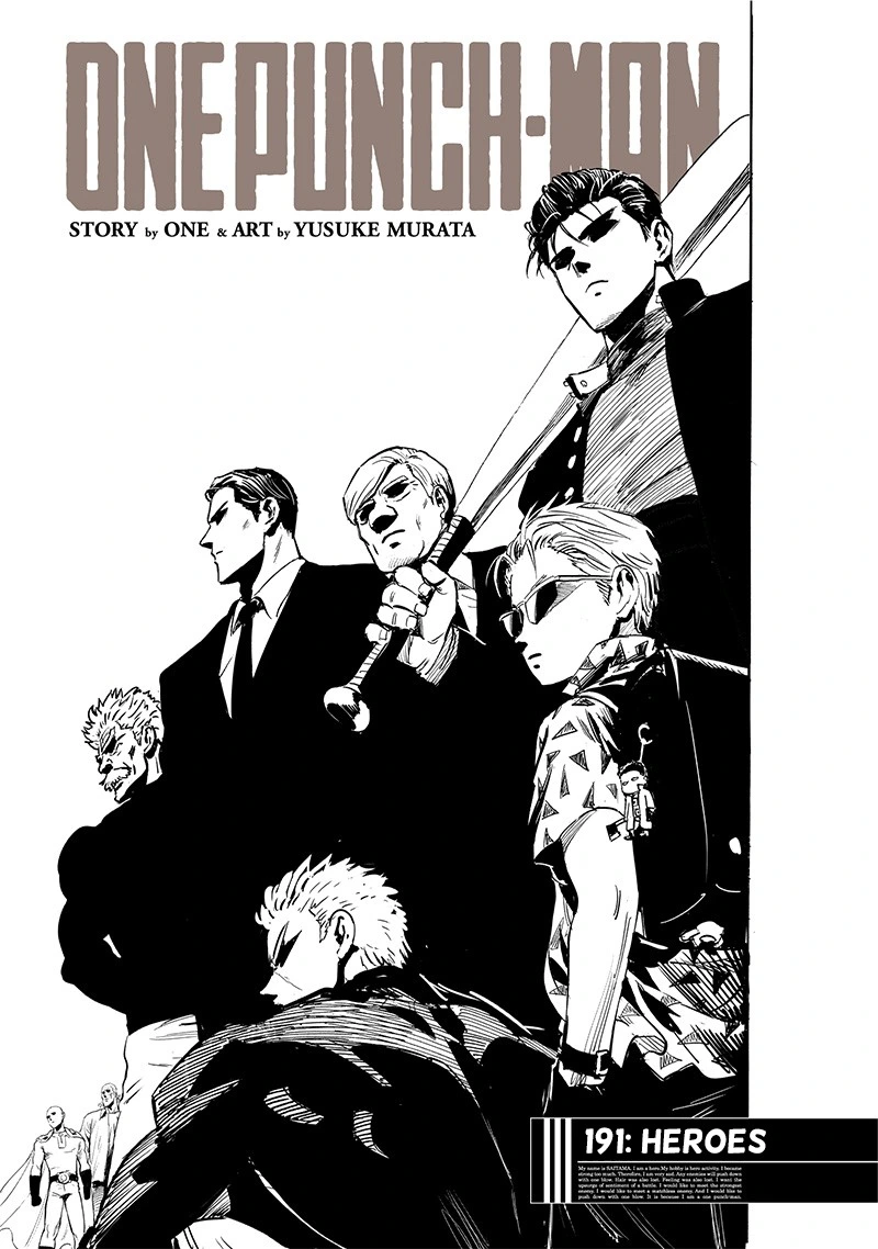Onepunch-Man Chapter 191 — page 1