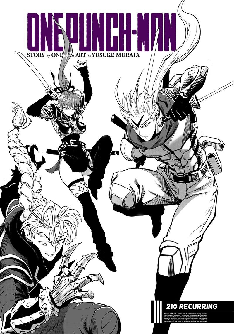 Onepunch-Man Chapter 210 — page 1