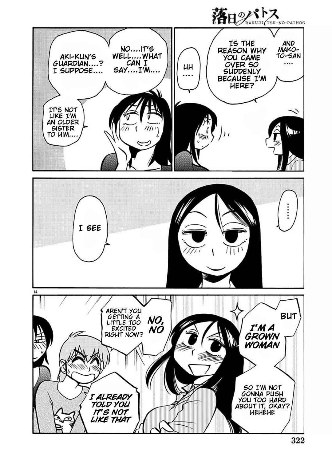 Rakujitsu no Pathos Chapter 83 — page 14