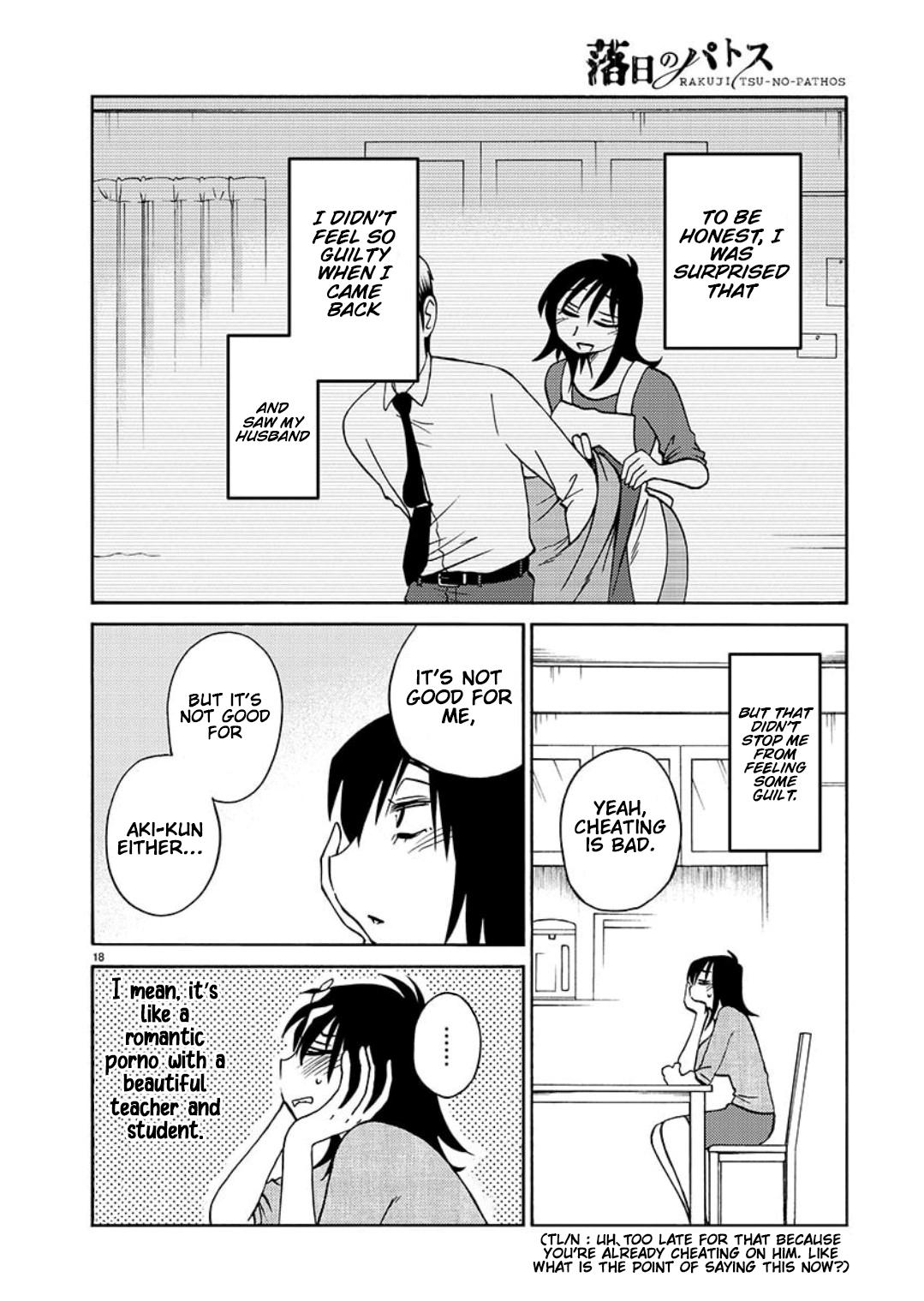 Rakujitsu no Pathos Chapter 98 — page 18