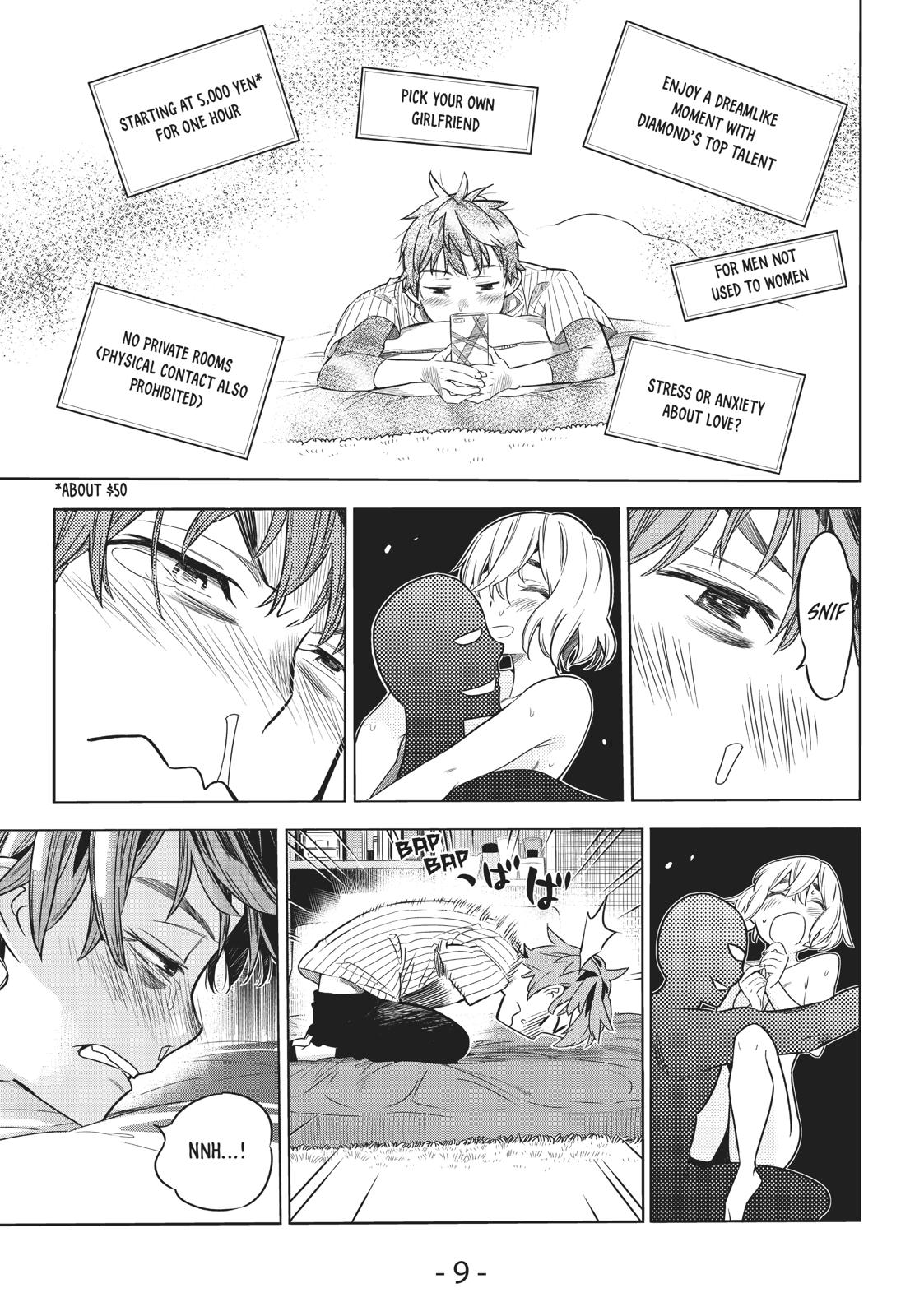 Rent-A-Girlfriend Chapter 1 — page 9